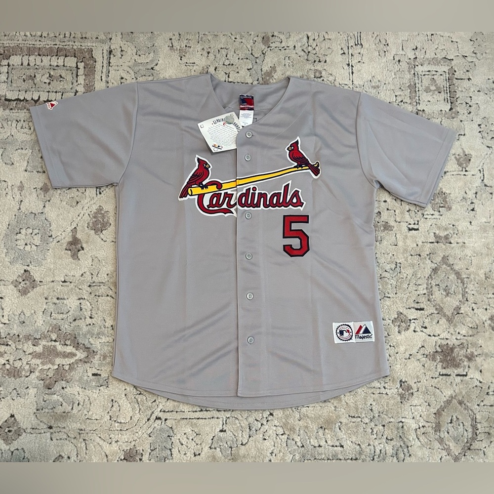 Majestic Authentic St. Louis Cardinals Albert Pujols Baseball Jersey Mens Sz: XL - Picture 2 of 6